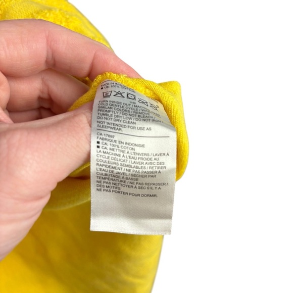 EUC Janie and Jack Yellow Kids Hooded Terrycloth Swim Cover-up Sz 7 - Picture 4 of 7